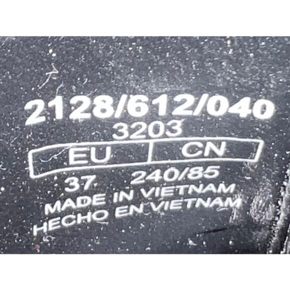 Zara Pearl strap leather heeled ankle boot women's size 37/6 - Picture 5 of 7